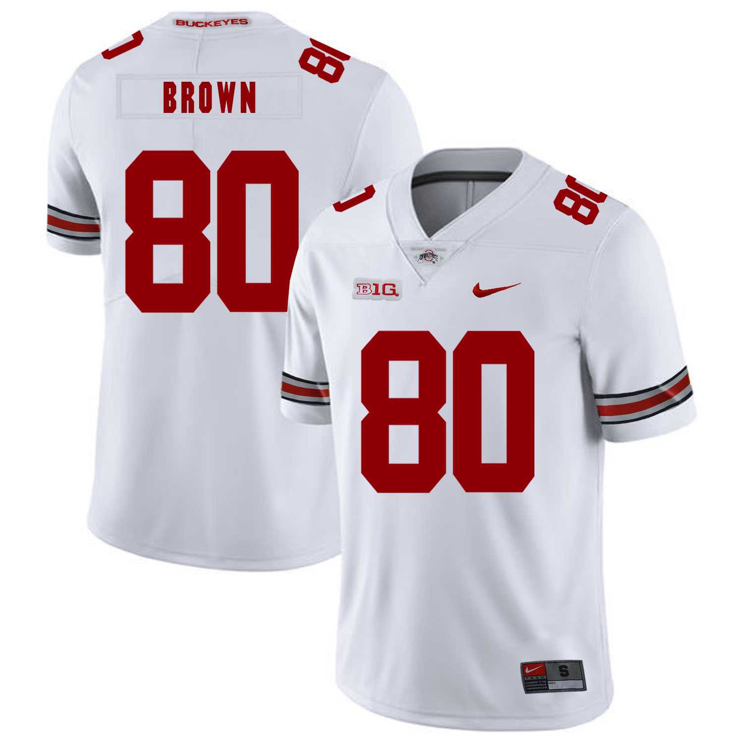 Ohio State Buckeyes 80 Noah Brown White Nike College Football Jersey Dzhi,We sell and wholesale Ohio State Buckeyes 80 Noah Brown White Nike College Football Jersey Dzhi on line form chian!